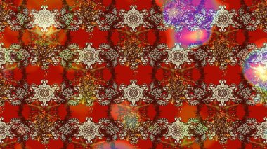 Gömlek, arka plan modelini çiz. Kahverengi, kırmızı ve bej renkli çiçekler. Tropik çiçekler.