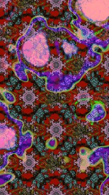 Güzel suluboya yaz çiçekleri deseni..