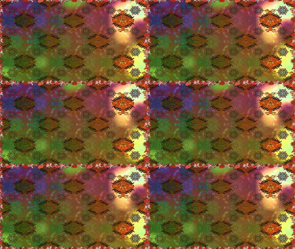 Çiçekler suluboya tarzında kahverengi renkte. Kahverengi renkli çiçeklerle kusursuz çiçek deseni.