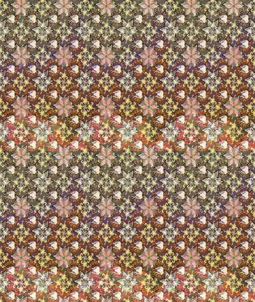 Düz Çiçek Elementleri Tasarımı. Renkli Bahar Teması eskiz kalıbı. Raster..