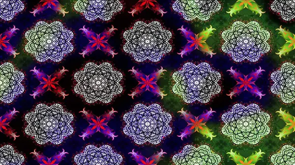 Moda baskıları için zarif bir şablon. Halk tarzı. Modern çiçek arkaplanı. Parlak renkli çiçekleri ve siyah yaprakları olan harika bir çiçek deseni..