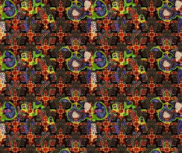 Çiçekli çizim şekli. Kahverengi renkli çiçekler. Düz Çiçek Elementleri Tasarımı. Renkli Bahar Teması çizim şablonu.