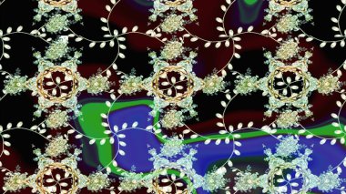 Eskiz Vintage Çiçek Deseni. Raster Kalça dokusu deseni.