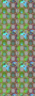 Yatak çarşafları, ceket, paket tasarımı, kumaş ve moda kavramları için tekstil baskısı. Çiçekleri, deniz kabukları, mandalaları ve suluboya efektleriyle donanma geçmişi. Kusursuz etnik tasarım.