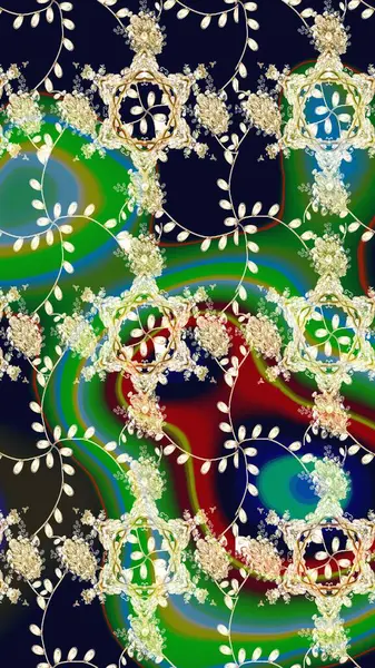 Modern çiçek arkaplanı. Parlak renkli çiçekli ve yeşil yapraklı harika bir çiçek deseni. Moda baskıları için zarif bir şablon. Halk stili.