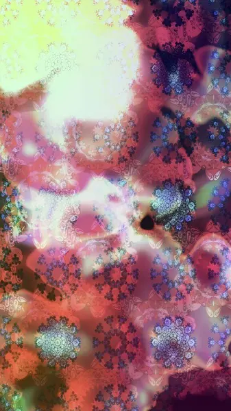 Kumaş, tekstil, duvar kağıdı baskısı için. Eskiz geçmişi. Eski usul. Raster illüstrasyonu. Raster. Tomurcukları çiçekli sevimli çiçek deseni..