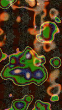 Güzel kumaş deseni. Raster illüstrasyonu. Bahar çiçekli güzel bir çiçek deseni..