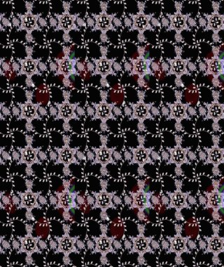 Paketleme, tekstil, duvar kâğıdı için çiçek eskizi. Yumuşak fayans. Yumuşak pamuk tasarımı. Klasik çiçek desenli. Raster taze dokusu.