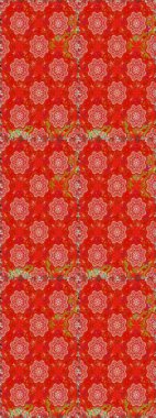 Renkli Bahar Temalı Kusursuz Arkaplan. Çocuk stili. Düz Çiçek Elementleri Tasarımı. Çiçekli pürüzsüz raster arka plan.