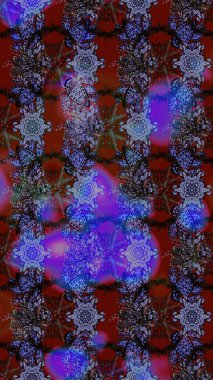 Tekstil için figür. Yapraklı çizim şekli. Şirin, zarif çiçekler Raster illüstrasyonu. Poster ya da kapak için arka plan. Davetiye ve kartpostal tasarımı için dekoratif çiçek unsurları.