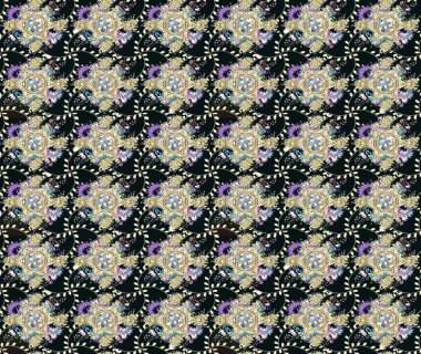 Paisley el çizimi elementler. Fantezi çiçekli eskiz deseni, doğal duvar kağıdı, çiçek desenli kıvrım çizimi. Ev dekoru.