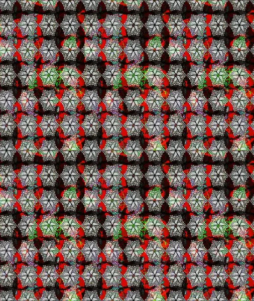 Düz Çiçek Elementleri Tasarımı. Renkli Yaz Temalı eskiz kalıbı. Siyah renkli çiçekler. Raster illüstrasyonunda çiçek deseni çizimi.