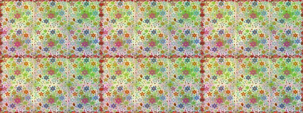 Tarafsız ve bej renklerde Asya tekstili. Raster illüstrasyonu. Kusursuz çiçek deseni.