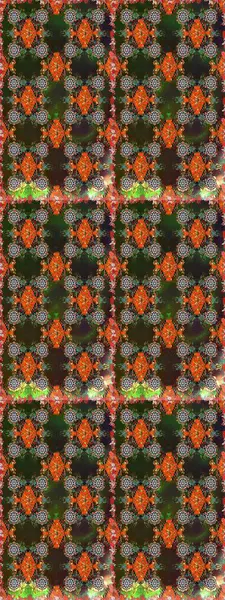 Renkli Bahar Temalı Kusursuz Arkaplan. Raster illüstrasyonu. Kusursuz desenli, modaya uygun kumaş deseni. Şirin çiçek elementleri. Düz Çiçek Elementleri Tasarımı.