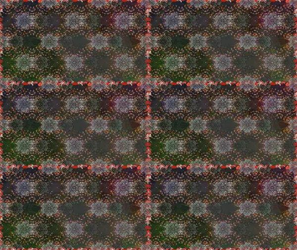 Nazik, narin çiçek arkaplanı. Gri ve kahverengi renkli çiçekler. Raster çiçek desenli ve çiçekli..