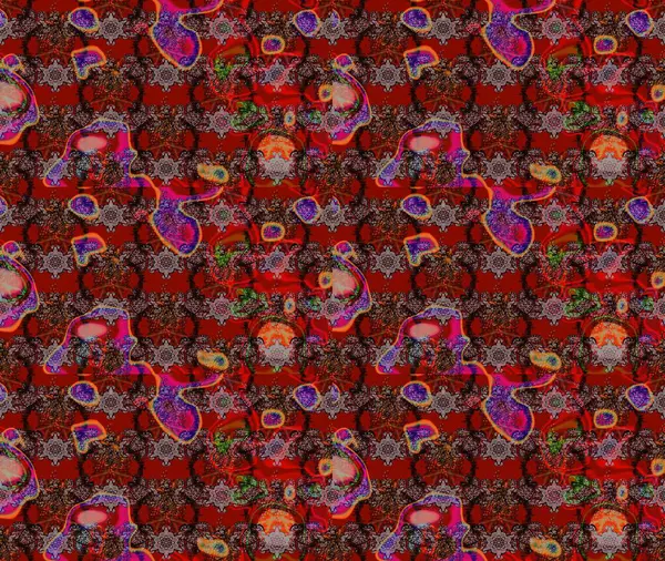 Kırmızı renkte çiçekler. Elle boyanmış suluboya resim çizimi çiçekler ve bitkiler.