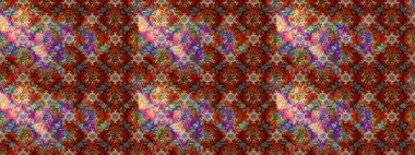 Raster. Renkli Bahar Teması eskiz kalıbı. Düz Çiçek Elementleri Tasarımı.