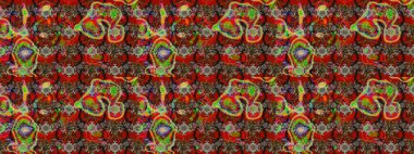 Çiçek deseni. Düz Çiçek Elementleri Tasarımı. Renkli Bahar Teması eskiz kalıbı. Raster çizimi. Güzel kumaş deseni..