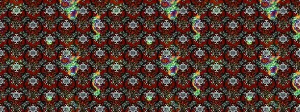 Kahverengi, kırmızı ve gri renklerde. Raster illüstrasyonu. Çiçek buketleriyle klasik tarzda eskiz deseni.