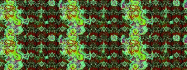 Şatafatlı bahar bahçesi dokusu. Çiçek deseni. Yeşil, kahverengi ve kırmızı renkte çiçek çizimi. Raster illüstrasyonu. Yeşil, kahverengi ve kırmızı renkte çiçekler.