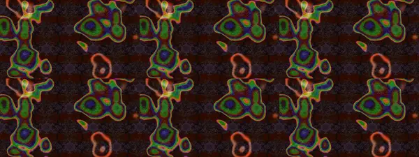 Raster illüstrasyonu. Klasik çiçek tasarımı elementleri. Kahverengi, yeşil ve gri kıvırcık çiçekler Kahverengi, yeşil ve gri renkler.