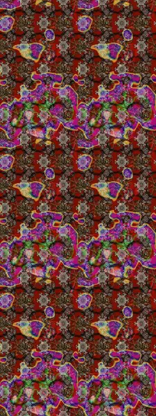 Modern stil dokusu. Çiçek desenli raster, kahverengi, kırmızı ve gri çizgi desenli soyut raster arkaplan.