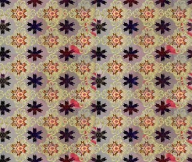 Çocuksu tasarım. Bej arka planda. Elle çizilmiş çiçek desenli Raster çizimi. Tekstil, kumaş, ambalaj, hatıra defteri için güzel çiçek arkaplanı..