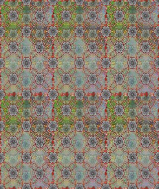 Çiçek duvar kâğıdı. Renkli, pürüzsüz desen. Raster illüstrasyonu. Çiçek arkaplan. Gri ve nötr renklerde şirin tekstil.