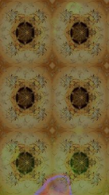 Kahverengi renklerde. Soyut çiçek çizim kalıbı arka planı. Raster illüstrasyonu. Küçük çiçekteki sevimli çiçek deseni. Raster deseni.