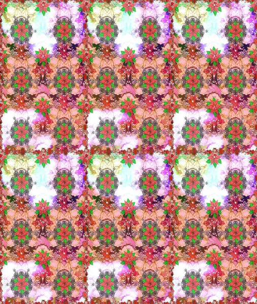 Çiçekler, yapraklar, dekoratif elementler, sıçramalar, lekeler, el çizimleri çizimleri ve Doodle çizimleri, grafik raster çizimleri.