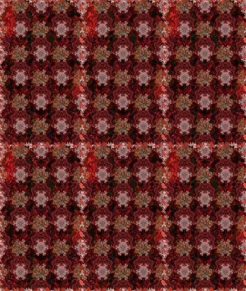 Renkli Bahar Temalı Kusursuz Arkaplan. Raster kusursuz. Güzel kumaş deseni. Düz Çiçek Elementleri Tasarımı. Çiçek deseni.