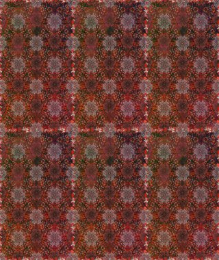 Kahverengi ve gri renkte manzaralı çiçek deseni. Sevgililer günü ve tebrik kartı konsepti için şık bir davetiye. Çiçek kompozisyonu, el boyası, hassas şablon. Üst görünüm, yumuşak biçim.