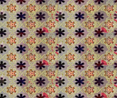 Çocuksu tasarım. Bej arka planda. Elle çizilmiş çiçek desenli Raster çizimi. Tekstil, kumaş, ambalaj, hatıra defteri için güzel çiçek arkaplanı..