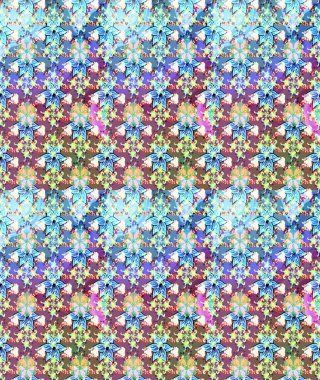 Eskiz arkaplan modeli. Yapraklı çiçekler ve doğal renklerde papatya çiçekleri. Raster - stok.