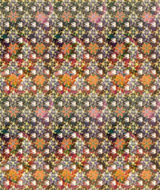 Raster illüstrasyonu. Çiçek çelengi. Kıvırcık, parlak örgü. Desen, çizim, çiçek sınırı. Güzel, parlak, pürüzsüz kumaş, tuval. Klasik eski arkaplan.