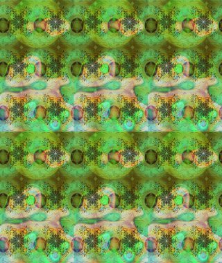 Robot resim. Motley illüstrasyonu. Küçük çiçekte güzel bir desen. Çiçekli bahar çiçekleri. Küçük renkli çiçekler. Moda baskıları için zarif bir şablon.