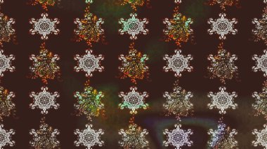 Raster illüstrasyonu. Düz Çiçek Elementleri Tasarımı. Çiçek deseni. Renkli Bahar Teması eskiz kalıbı. Chichi kumaş deseni çiz.