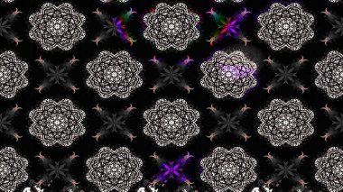 Eskiz arkaplan modeli. Raster hisseleri. Suluboya, elle çizilmiş. Siyah üzerine çiçekler.