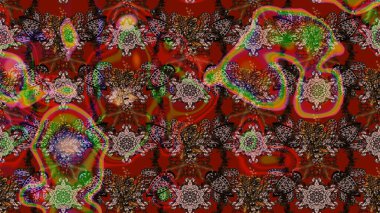 Çizim çiçek deseni duvar kağıdı, web sitesi arka planı, ambalaj kağıdı, davetiye, broşür, afiş veya web sitesi için kullanılabilir. Karalama elementleri. El çizimi Raster illüstrasyonu.