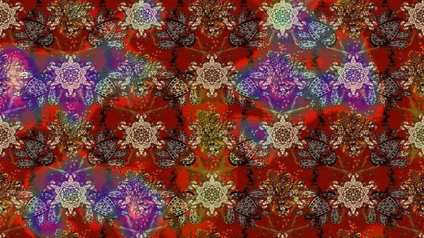 Eskiz Vintage Çiçek Deseni. Raster Kalça dokusu deseni.