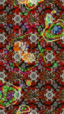 Küçük kahverengi, kırmızı ve gri çiçeklerle oldukça eski bir besin torbası deseni. Tekstil, kumaş, kapaklar, duvar kağıtları, baskı, paket, koleksiyon defteri, örgü, dekupaj için çiçek arkaplanı..