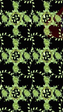 Yatak çarşafları, ceket, paket tasarımı, kumaş ve moda kavramları için tekstil baskısı. Eskiz modeli etnik tasarım. Çiçekleri, deniz kabukları, mandalaları ve suluboya efektleri olan deniz altyapısı.