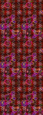 Botanik çizim kalıbı. Organik elementler. Raster deseni. Suluboya etkisi.