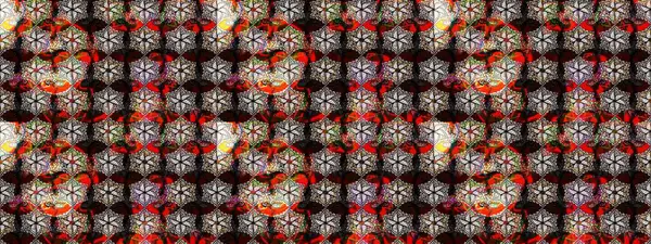 Nazik, yaz çiçekleri siyah renklerde. Raster illüstrasyonu. Raster çiçek desenli ve çiçekli..