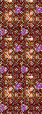 Tomurcukları papatya çiçekleri olan sevimli bir çiçek deseni. Miles Fleur, süslü püslü bir süs. Raster illüstrasyonu. Eskiz geçmişi. Eski usul. Kumaş, tekstil ve duvar kağıdı baskısı için..