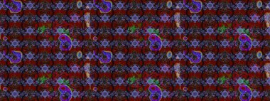 Çizim çiçek deseni duvar kağıdı, web sitesi arka planı, ambalaj kağıdı, davetiye, broşür, afiş veya web sitesi için kullanılabilir. Parlak elementlerin. El çizimi Raster illüstrasyonu.