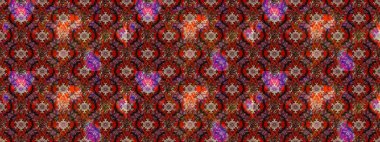 Düz Çiçek Elementleri Tasarımı. Raster illüstrasyonu. Taslak desenli, modaya uygun kumaş deseni. Renkli Bahar Teması eskiz kalıbı. Şirin çiçek elementleri..