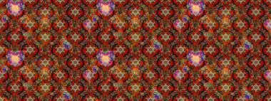 Renkli Bahar Teması eskiz kalıbı. Raster illüstrasyonu. Kahverengi, kırmızı ve bej renkli çiçek buketi suluboya. Düz Çiçek Elementleri Tasarımı.