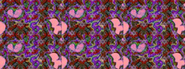 Yatak çarşafları, ceket, paket tasarımı, kumaş ve moda kavramları için tekstil baskısı. Çiçekleri, deniz kabukları, mandalaları ve suluboya efektleriyle donanma geçmişi. Çizim kalıbı etnik tasarım.