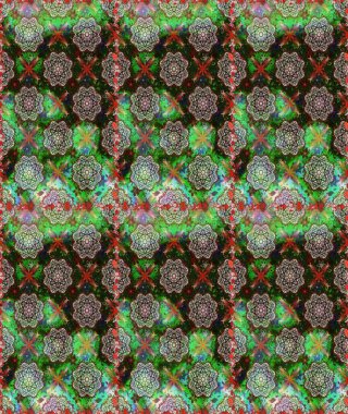 El çizimi, soyut ve süslü elementler. Yeşil ve gri renkler. Klasik çiçekler. Suluboya resim taklit Raster çizimi. Yaz çiçekleri teması.